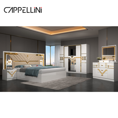 Φωσάν Wholesale Full Set King Size Δερμάτινο υπνοδωμάτιο Διπλό ξύλινο σπίτι φθηνό βασίλισσα σύγχρονη πολυτελή έπιπλα