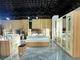 Στερεά ξύλινη MDF επίπλων εγχώριων κρεβατοκάμαρων καθορισμένη ανθεκτική ντουλάπα κρεβατιών επιτροπής