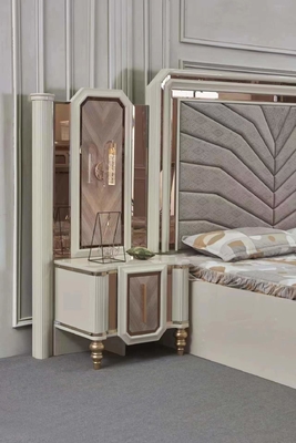 Ashley λίγο MDF PU επίπλων συνόλων κρεβατοκάμαρων ντεκόρ ξύλινο υλικό σύγχρονο σχέδιο