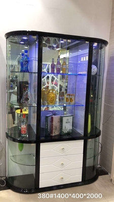 Επιτοίχια Μονάδα Pop Up TV Black Armoire Κρυφό αναδυόμενο ντουλάπι τηλεόρασης