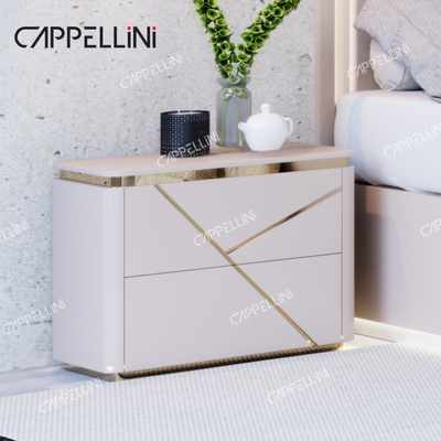 Απλό Σπίτι Διπλό ξύλινο πλαίσιο Δερμάτινο King Bed Σύγχρονο πολυτελές ξύλο πλήρες queen size έπιπλα κρεβατοκάμαρα