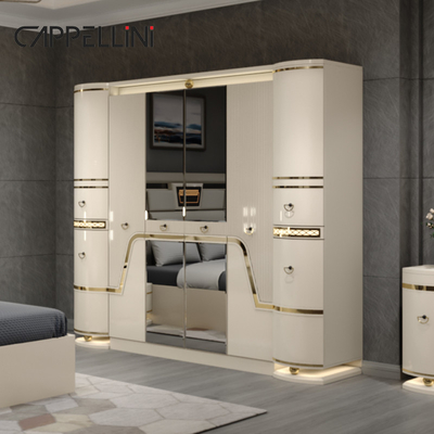 Σύγχρονο κλασικό King Size δερμάτινο κρεβατάκι Double Queen Royal Luxury μοντέρνο ξύλινο Mdf πλήρες κρεβατοκάμαρα έπιπλα