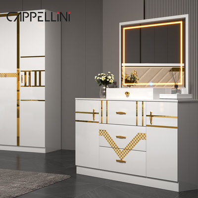 Φωσάν Wholesale Full Set King Size Δερμάτινο υπνοδωμάτιο Διπλό ξύλινο σπίτι φθηνό βασίλισσα σύγχρονη πολυτελή έπιπλα