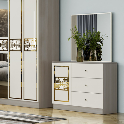 Σύγχρονο απλό ξύλινο πλαίσιο King Size κρεβάτι Master Room πλήρες διπλό σπίτι πολυτελή σύγχρονο σύνολο επίπλων υπνοδωματίου