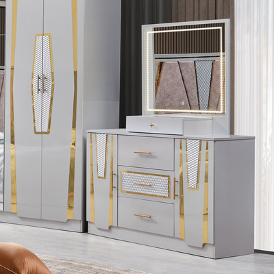 Foshan Wholesale ξύλινο πλαίσιο διπλό δέρμα King Size κρεβατοκάμαρα σπίτι ξύλινη βασίλισσα πλήρης φθηνό μοντέρνο πολυτελή έπιπλα κρεβατοκάμαρα σύνολο