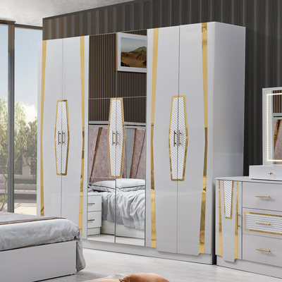 Foshan Wholesale ξύλινο πλαίσιο διπλό δέρμα King Size κρεβατοκάμαρα σπίτι ξύλινη βασίλισσα πλήρης φθηνό μοντέρνο πολυτελή έπιπλα κρεβατοκάμαρα σύνολο