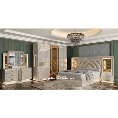 Modern king Size Luxury Furniture Bedroom Sets Wooden Frame Classic Double Bed Room Wood Complete Home Bedroom Furniture Set