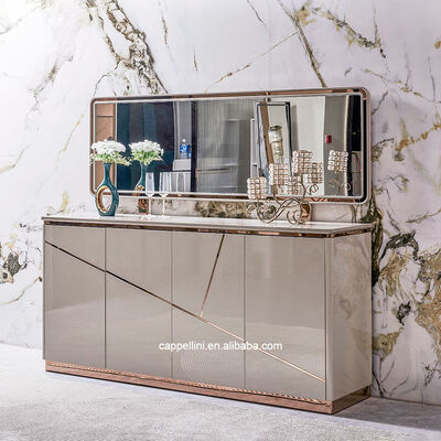 Πλειστηριασμός Συμπλήρωμα Σύγχρονη πολυτελή εστία τραπεζαρίας Εγκατάσταση επίπλων Σώμα τραπεζαρίας και καρέκλες απλού ξύλινου ξύλου 6 θέσεων