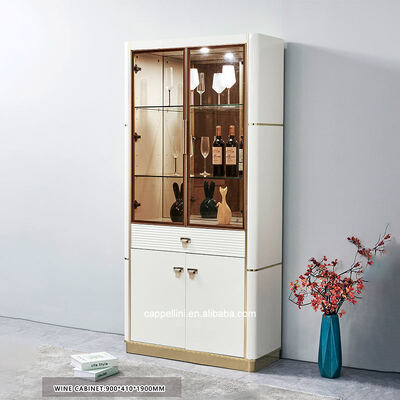 Λευκό Μοντέρνο Πολυτελές Τραπέζι Τραπεζαρίας 6 Θέσεων Ξύλινα Έπιπλα Τραπεζαρίας Ολοκληρωμένο Σετ Τραπεζιού Τραπεζαρίας με Ξύλινο Σκελετό 4 Καρέκλες