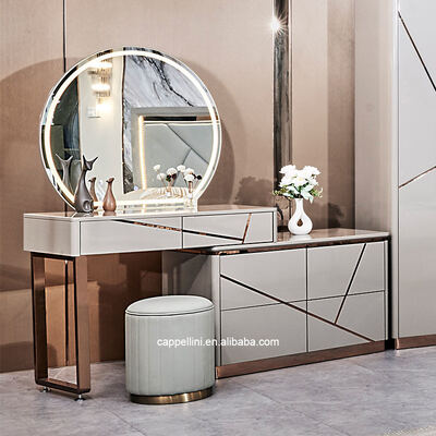 Απλό Σπίτι Διπλό ξύλινο πλαίσιο Δερμάτινο King Bed Σύγχρονο πολυτελές ξύλο πλήρες queen size έπιπλα κρεβατοκάμαρα