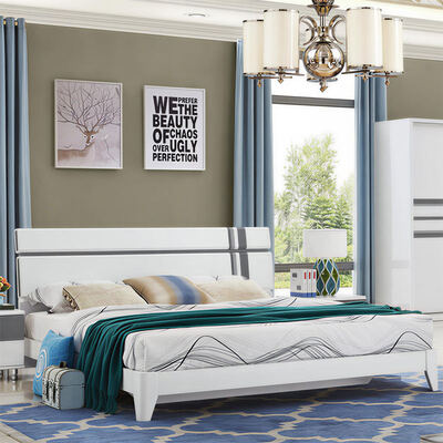 Επικαιροποιημένο Master Κλασικό ξύλινο King Size Αποθήκευση