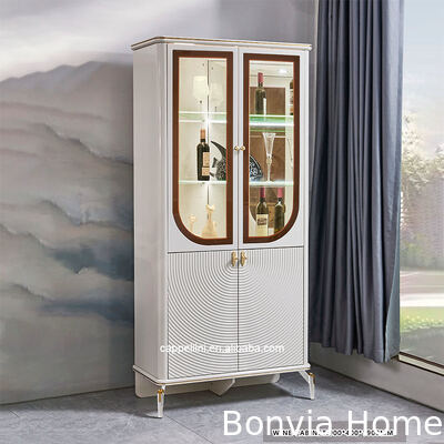 Έλεγκτο πολυτελές τραπέζι και καρέκλες 6 θέσεων έπιπλα Σώμα αποθήκευσης λευκό ολοκληρωμένο σύγχρονο μεγάλο ξύλινο σετ τραπεζαρίας