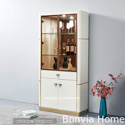 Λευκό Μοντέρνο Πολυτελές Τραπέζι Τραπεζαρίας 6 Θέσεων Ξύλινα Έπιπλα Τραπεζαρίας Ολοκληρωμένο Σετ Τραπεζιού Τραπεζαρίας με Ξύλινο Σκελετό 4 Καρέκλες