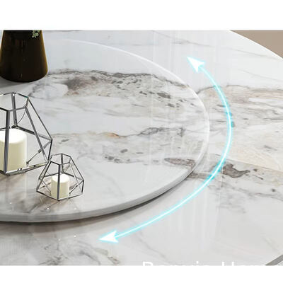 Έπιπλα τραπεζαρίας υψηλής ποιότητας ιταλικής κατασκευής, μακρύ τραπέζι από σχιστόλιθο και πόδια από ατσάλι, σετ με 4 6 καρέκλες