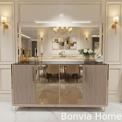 Σύγχρονο πολυτελές σπίτι ξύλινο τραπεζικό σετ 6 θέσεων Σέλες ορθογώνιο σπίτι εστιατόριο πλήρες σετ επίπλων τραπεζαρίας