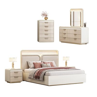 Juego De Muebles Para Dormitorio Σύγχρονο σύνολο υπνοδωματίου King Size κρεβάτι δωμάτιο ξενοδοχείου πλήρες πολυτελές σύγχρονο σύνολο επίπλων υπνοδωματίου