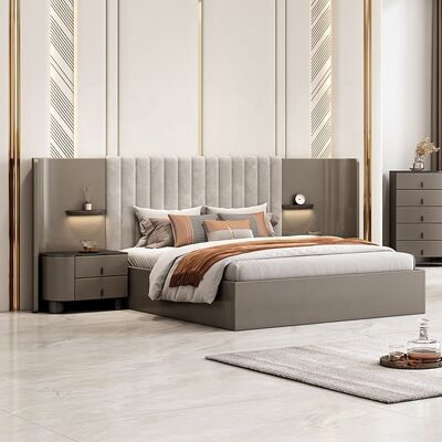 Juego De Muebles Para Dormitorio Σύνολο σύγχρονων επίπλων υπνοδωματίου Luxury Hotel Master Room King Size Bed Home Έπιπλα Σύνολα υπνοδωματίων