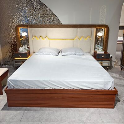 Φωσάν Wholesale Luxury Complete Bedroom Sets 5 τεμάχια King Size Bed Suite ξύλινο πλαίσιο Τουρκικό σύγχρονο έπιπλο κρεβατοκάμαρας