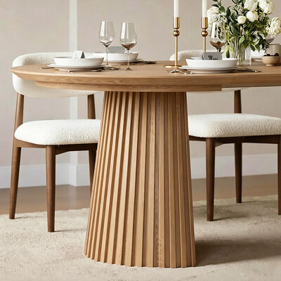 Ensemble De Table Manger Μοντέρνα επεκτεινόμενη Τραπεζαρία Σετ 6 Θέσιων Έπιπλα Τραπεζαρίας Ξύλινη Πτυσσόμενη Τραπεζαρία 4 Καρέκλες