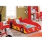 MDF συνόλων επίπλων κρεβατοκάμαρων παιδιών ξύλινο κρεβάτι ραλιών με την αποθήκευση 2100mm