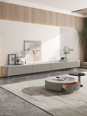 Ιταλική μαρμάρινη στερεά ξύλινη στάση 120cm TV Cabrini καθιστικών