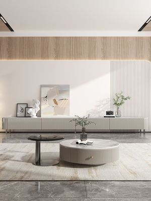 Μαρμάρινο τραπεζάκι σαλονιού πλακών Cabrini συνδυασμού γραφείου TV