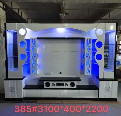 Επιτοίχια Μονάδα Pop Up TV Black Armoire Κρυφό αναδυόμενο ντουλάπι τηλεόρασης