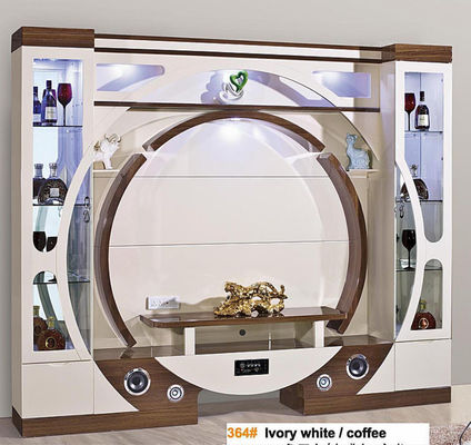 E1 Πίνακας MDF Αυτόματη ανύψωση Λευκή ντουλάπα ανύψωσης τηλεόρασης Κρυφό αναδυόμενο τζάκι